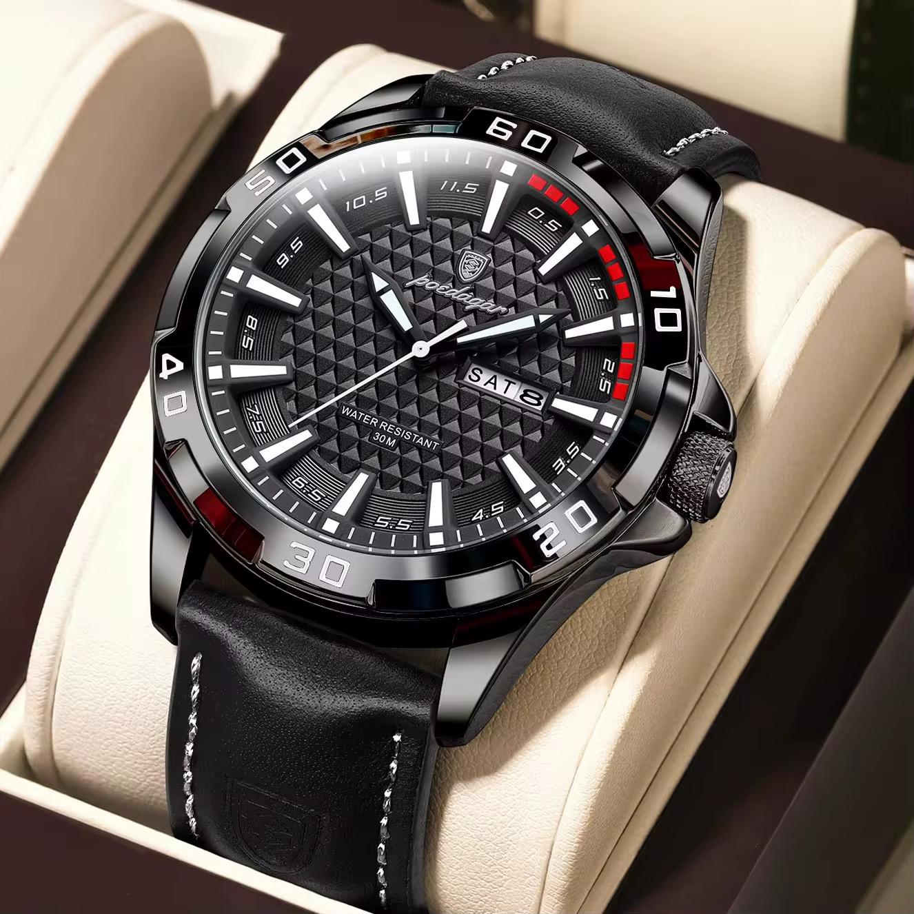 Poedagar Leather Watch