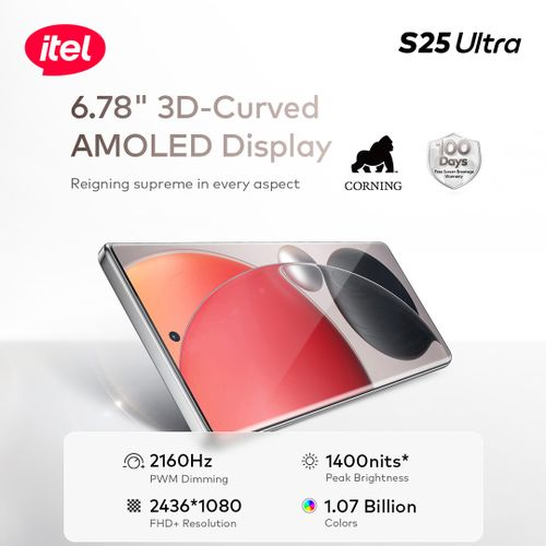 itel S25 Ultra 6.78&#34; AMOLED 256+8 4G Android-Blue thumbnail 2