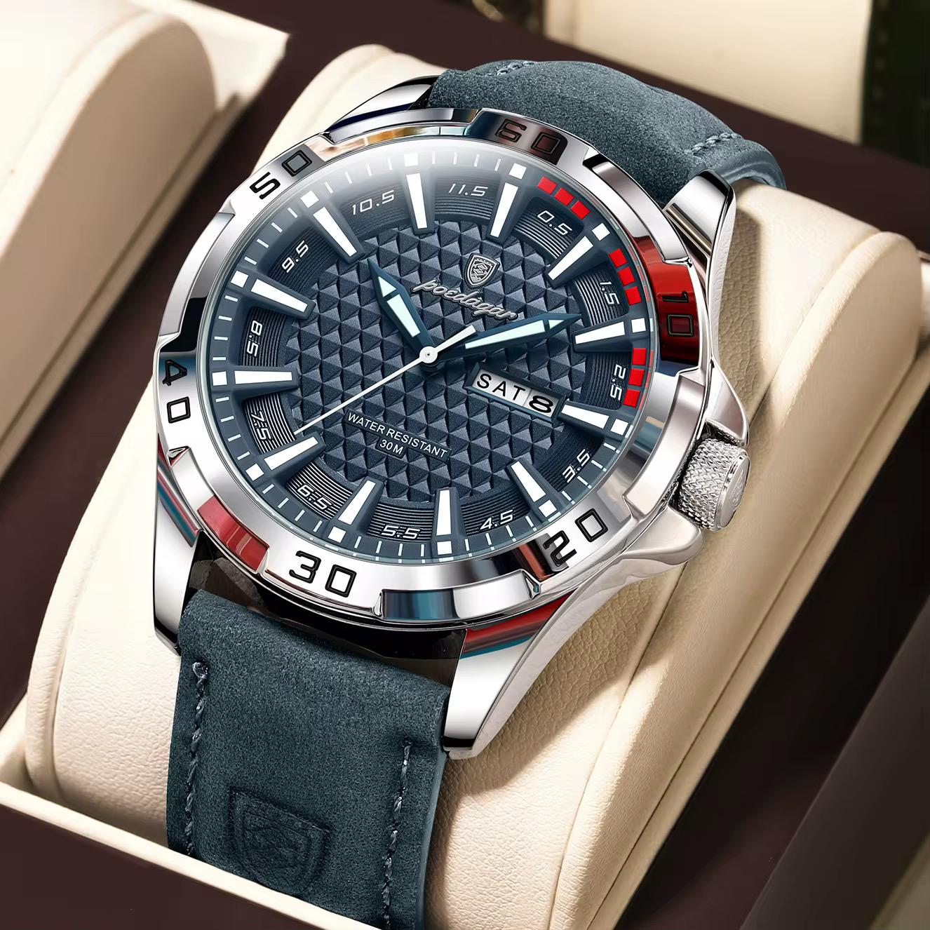 Poedagar Leather Watch thumbnail 3